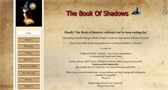 Desktop Screenshot of bookofshadowssoftware.com